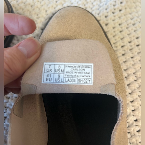 Dr. Martens Carlson Suede Casual Slingback Mules in Tan size US M 8/ US L 9 - Picture 4 of 10